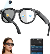 AI Smart Glasses with Camera: POV Video Recording & Bluetooth Audio | AI Object