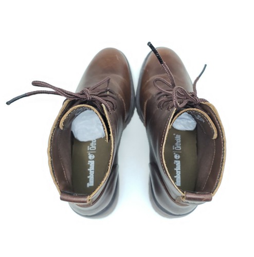 Timberland Averly Lace Up Ankle Boots Brown Leather Womens Size US 5.5 / EUR 36 - Picture 6 of 13
