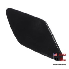 Front Right Bumper Headlight Washer Nozzle Cover Cap Right Side Black