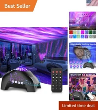 Star Projector & Galaxy Aurora Lights with 33 Effects | Bluetooth & White Noise