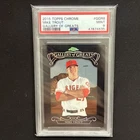 2015 Topps Chrome Gallery of Greats #GGR8 Mike Trout PSA 9 MINT Angels MVP