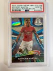 TOPPS CHROME UCL 17/18 ANTHONY MARTIAL MANCHESTER UNITED FUTURE STARS RC PSA 10
