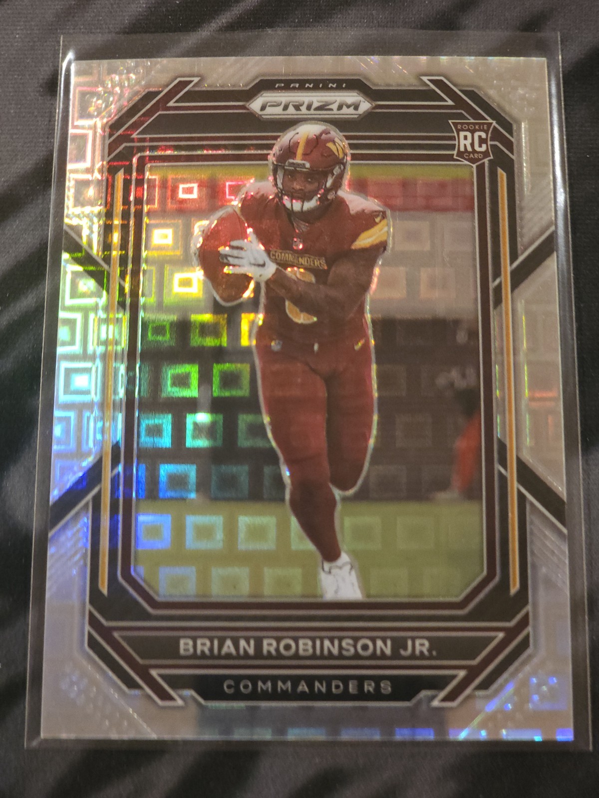 2022 Panini Prizm Pandora Premium Silver Holo /400 RC #321 Brian Robinson Jr.