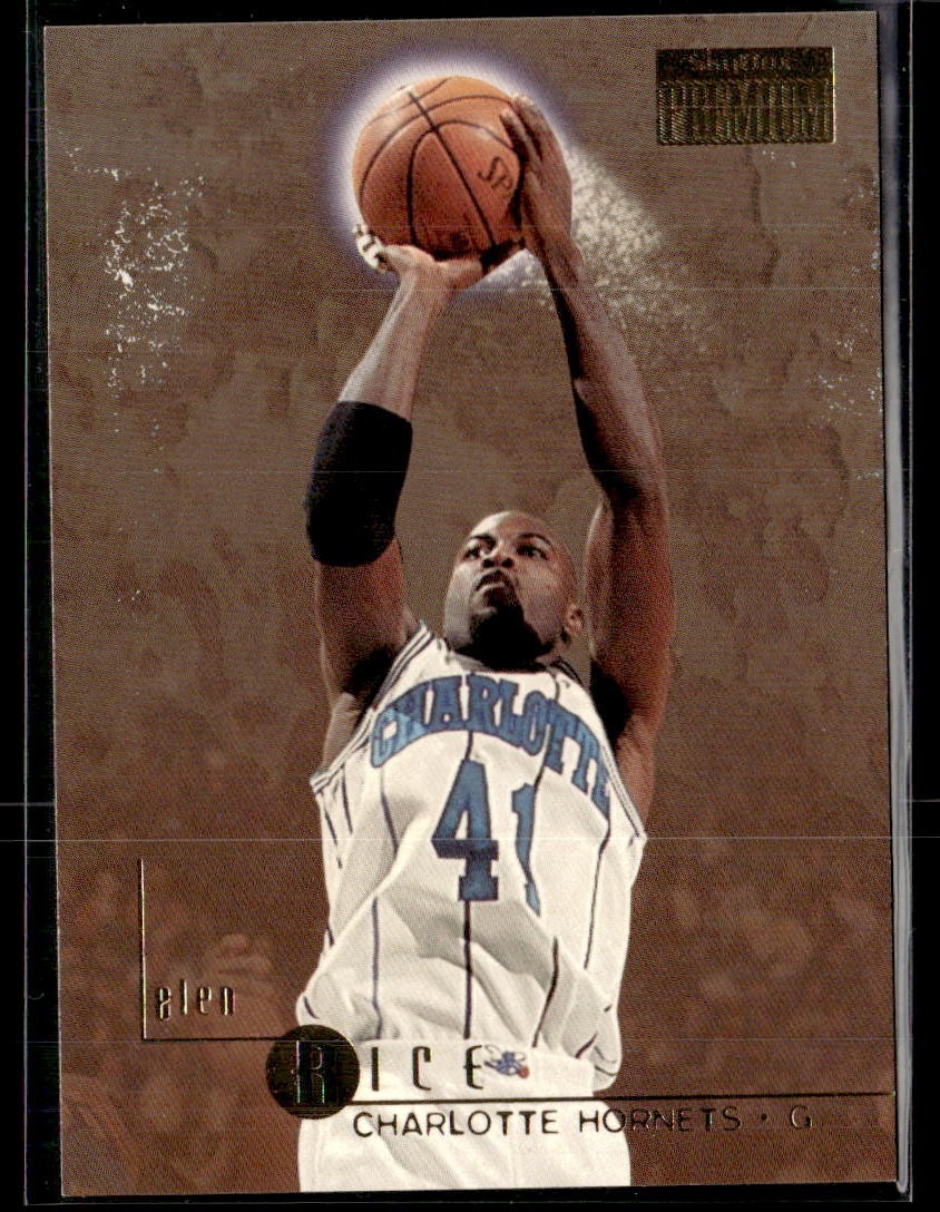 1996-97 Skybox Premium Glen Rice #14 Charlotte Hornets