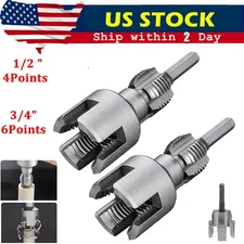 Integrated Internal & External Pipe ThreadingTool, PVC Pipe -Threader Kit New US