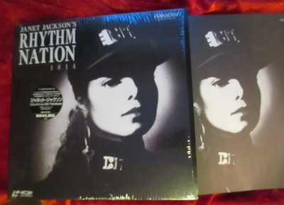 Janet Jackson - Rhythm Nation 1814  (1989)  JAPAN  1sided LaserDisc  + Insert