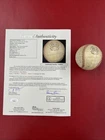 1965 Chicago Cubs Team Signed Spalding vintage Baseball JSA LOA Banks,Williams