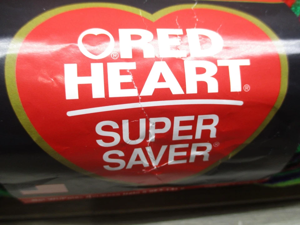 Red Heart Super Saver Mexicana Yarn 2 Skeins 5 oz 236 yds 100% Acrylic Made USA - Image 2 of 4