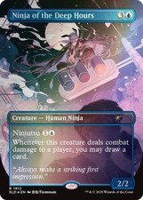 MTG English Ninja of the Deep Hours (Rainbow Foil) NM Foil Secret Lair