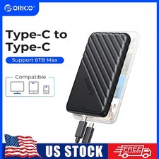 ORICO 2.5" SATA USB C EXTERNAL SSD HDD Hard Drive ENCLOSURE CASE 6 Gbps USB 3.1