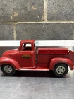 Vintage 1955 Tonka Toys Red Step-side Pickup Truck, Pressed Steel - U.S.A.