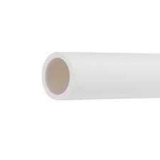 PVC Rigid Round Pipe,15.4mm 5/8 Inch ID 20mm OD 350mm White High Impact