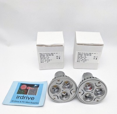 NEW 40W Halogen GU10 REPLACEMENT uses 4W LED Soft White Spot Light Lamp Bulb