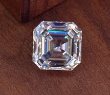4 Ct Lab-Grown Diamond Asscher D Color CVD VVS1 Clarity Certified Loose Diamond