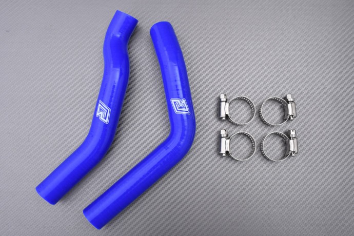 Kit durites radiateur bleu en silicone premium pour moto Yamaha TDR 250 de 1988 à 1990