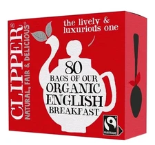 Clipper Tea, English Breakfast Assam Blend, Fairtrade, Organic, Plant-Based