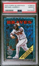 2023 Topps Michael Harris II #T88C51 - Mojo Refractor Braves (RC) (ROY) PSA 10