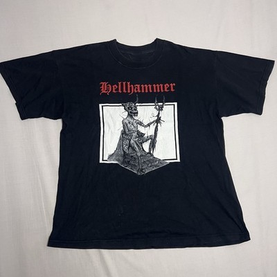 Trend Hellhammer Black Cotton All size S-5XL Unisex Shirt HS451