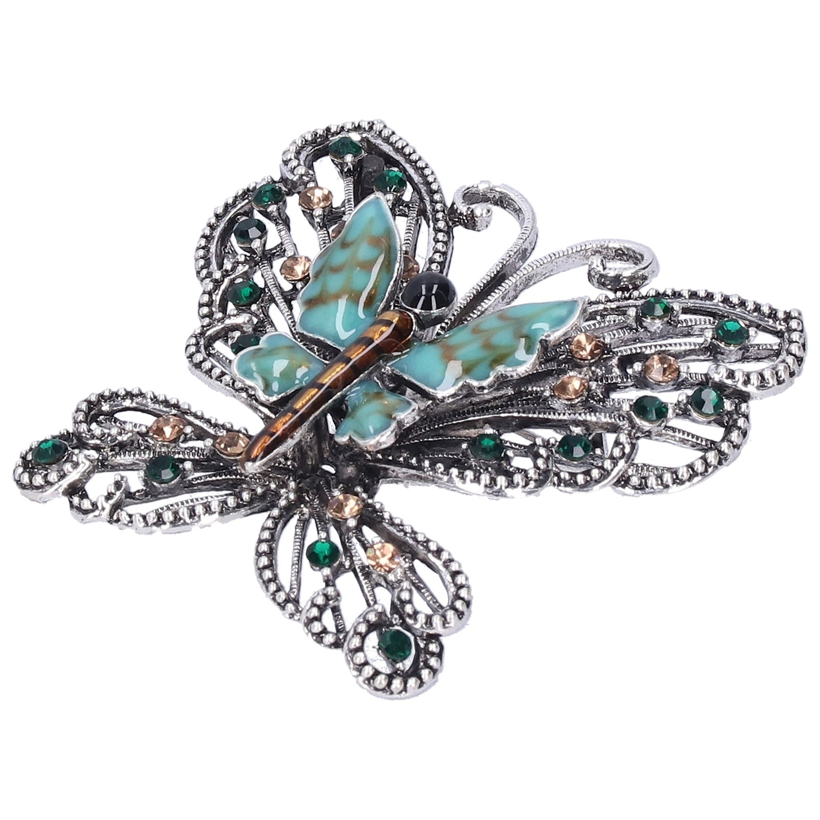 Diamante Hollow Brooch For Eye-Catching Weddings Easy To Use