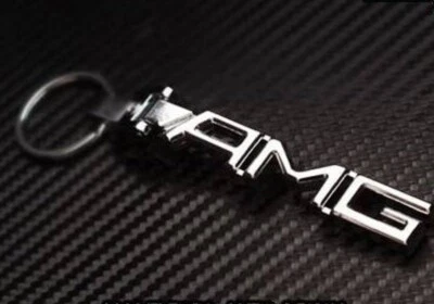 Mercedes Benz AMG Keyring SIlver Metal High Quality Keychain for Gift Car Key