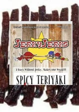 Jerky Jerks Spicy Teriyaki Style Premium Beef Jerky 7oz