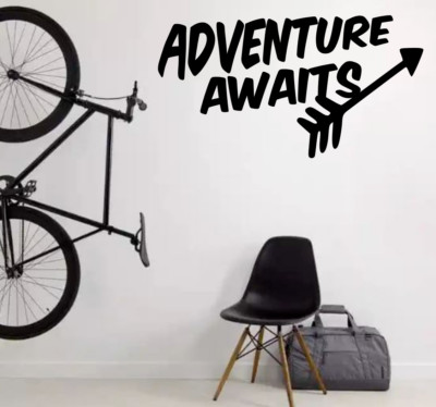 Adventure Awaits Wall Sticker Vinyl Decal Quote Explore Art Removable ...