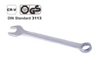 German DIN Standard Cr-V Hi-Torq Combination Ring Open End Spanner Wrench