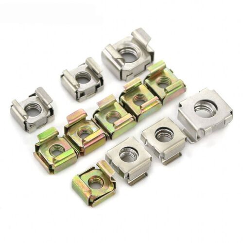 Cage Nuts Cage Rack Nut 201/304 Stainless Carbon Steel M4 M5 M6 M8 - Picture 3 of 4