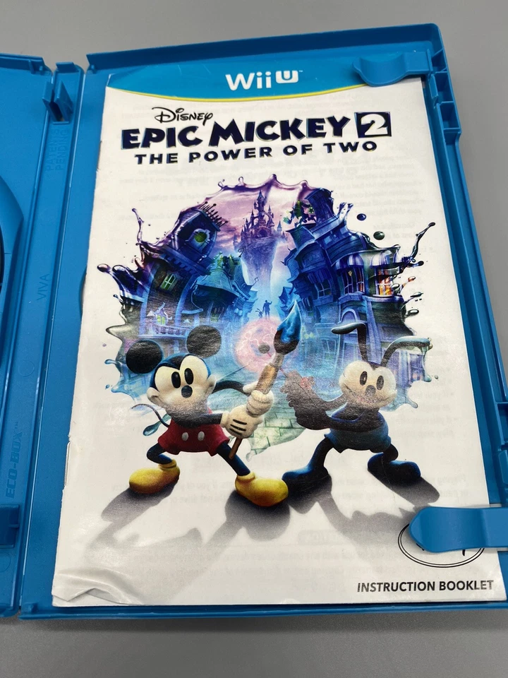 Disney Epic Mickey 2 The Power of Two (Nintendo Wii U) Complete -TESTED- - Image 4 of 4