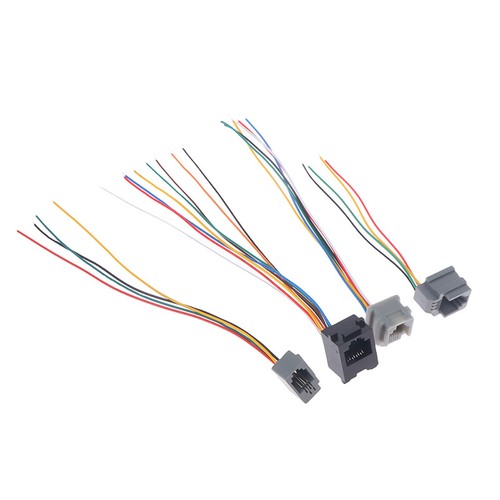 5PCS 616E 623k 616M 641D RJ11\RJ12\RJ45 Female Socket for Phone With Cable 15cm - Afbeelding 10 van 16