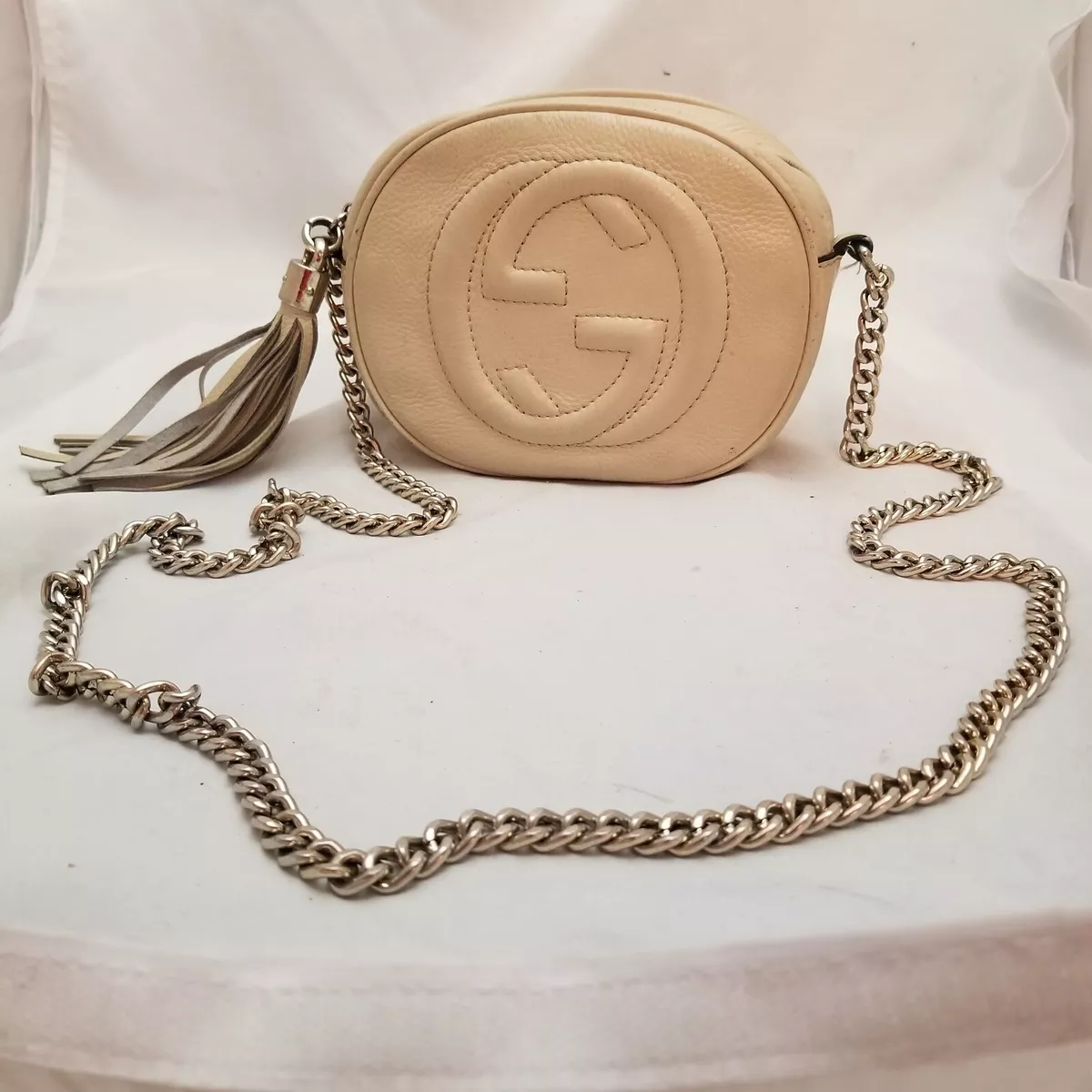 Gucci Small Soho Disco Bag - Neutrals Crossbody Bags, Handbags