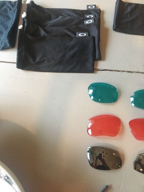 Mixed Lot of Misc Replacement Lenses Sunglasses Pouches and Parts View 5
