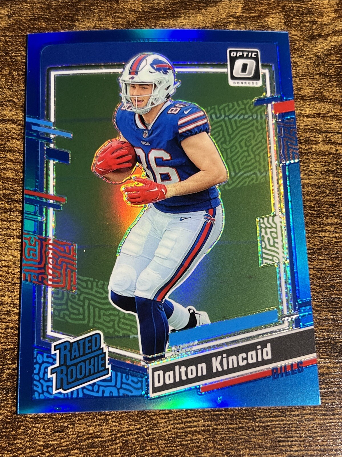DALTON KINCAID 2023 Donruss Optic Rated Rookie Aqua Holo /299 #211 RC Bills