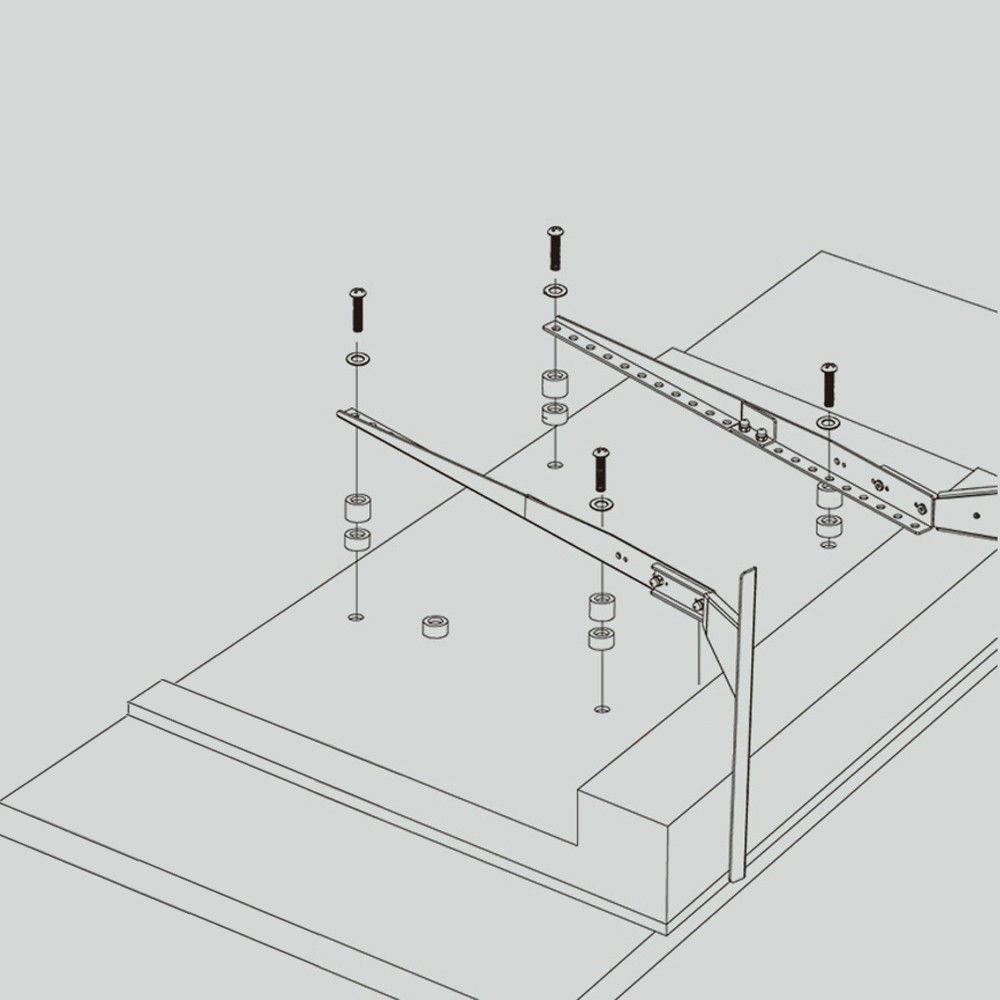 Universal Top TV Table Stand Leg Mount LED LCD Flat Screen 1465 inch