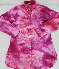 Tommy Bahama Crinkled Women XL Boyfriend Shir...