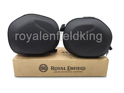 Original Royal Enfield Neu Himalaya 450 '' Adventure Tank Schienen Beutel Schwarz
