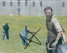 ANDREW LINCOLN signed autograph 20x25cm THE WALKING DEAD in person autograph COA