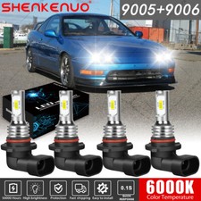 6000k Front Led Headlight Bulbs For Acura Integra 1994-2001 High Low Beam X4