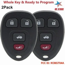 2 For 2005 2006 2007 2008 Pontiac Grand Prix Keyless Entry Remote Car Key Fob