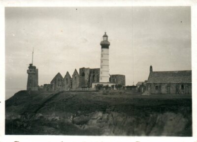 Photo, WW2. 14.M.K.A. FRA 1940: Abbey and Lighthouse Saint-Mathieu (MB)21322