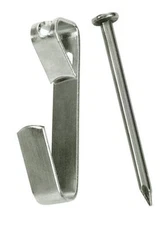 (200)   mixture Wall Picture Hangers Picture Frame Hanger Hooks . Nails Included