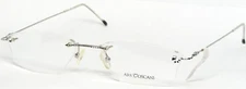 Vintage ARS TOSCANI 6440 C1 SILVER WHITE BLACK UNIQUE RARE EYEGLASSES 52-17-135