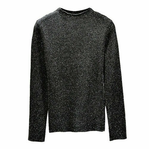 Donna Lavorato a Maglia Maglione Lucido Pullover Sparkle Felpa Brillantini  NR9 | eBay