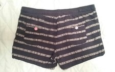 Girls CAT  JACK Striped Drawstring Shorts Pockets Sz 6X, 14-16 Plus, 18 Plus