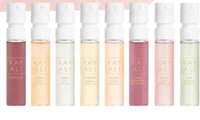 Huda Beauty Kayali .05oz Trial Spray Vial LYCHEE,VANILLA,PINK