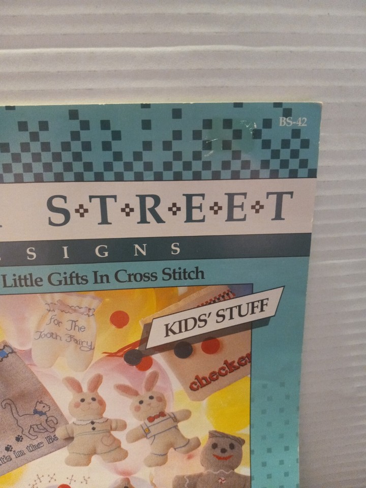 Back Street Designs Cross Stitch Kid's Stuff Patterns Booklet BS-42 | eBay