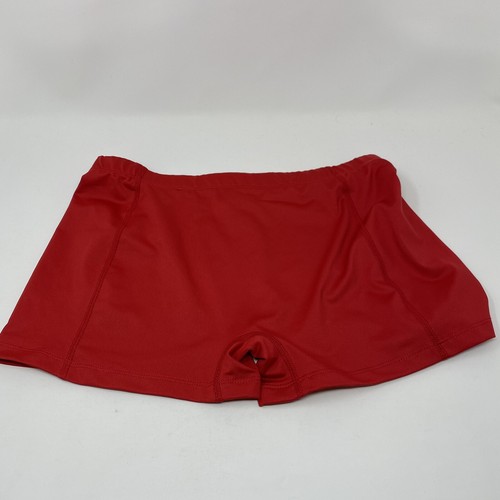 Red Athletic Shorts Elastic Waist BCG Academy Volleyball Sports Run Large - Picture 5 of 5