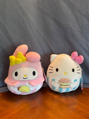 Hello Kitty and friend Melody!  NWT!  Don t miss out! Squishmallows!