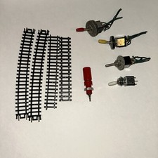Switches And Atlas N Track For Electric Trains 9pc Assorted Lot
