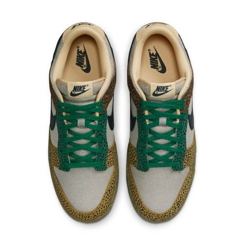NIKE Dunk low safari musgo dorado - marrón / cacao - dx2654 200 - ue 42.5 - uk 8 - Imagen 9 de 12